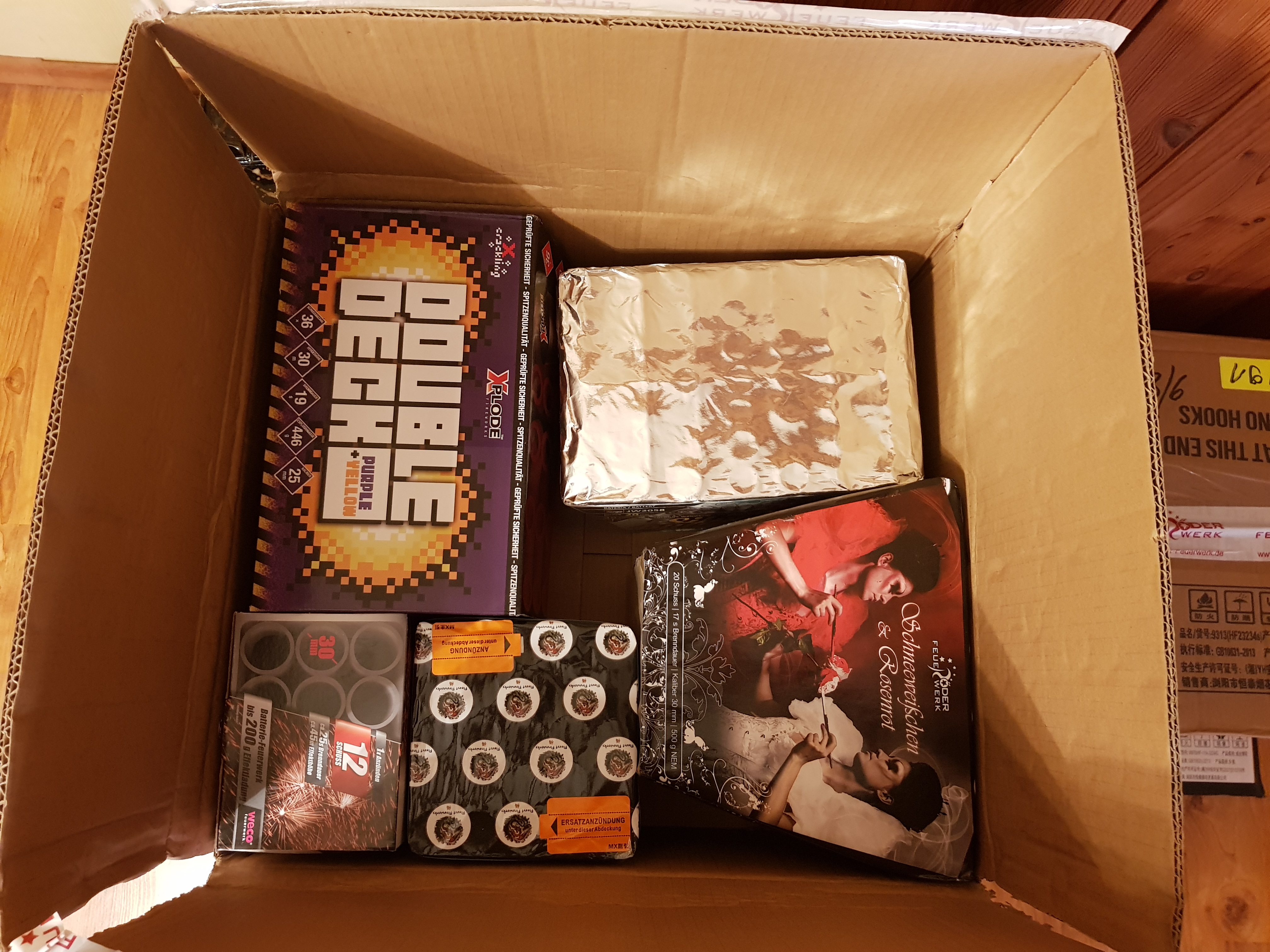 Dritter Karton, wieder super gepackt!